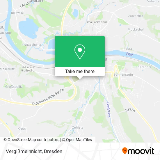 Карта Vergißmeinnicht