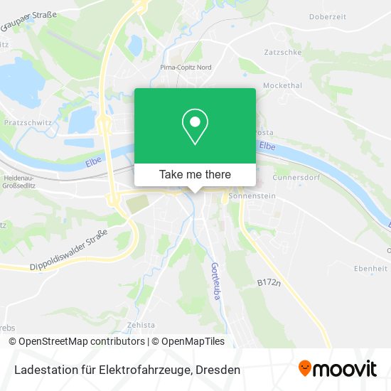 Ladestation für Elektrofahrzeuge map