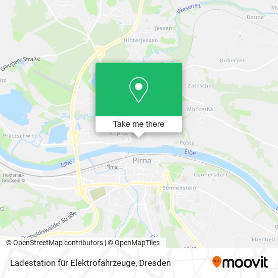 Ladestation für Elektrofahrzeuge map