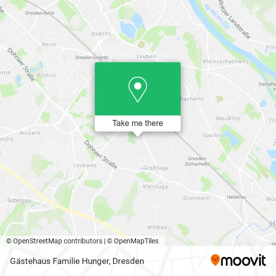 Карта Gästehaus Familie Hunger