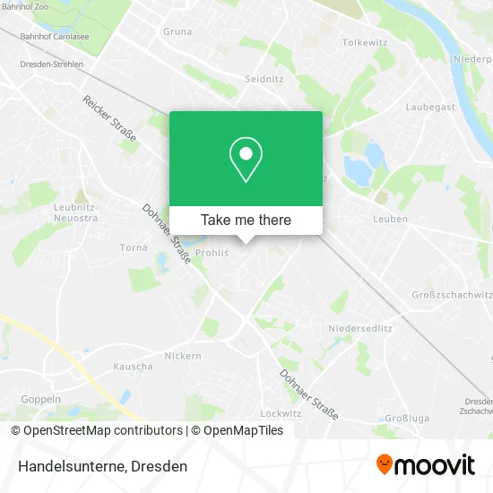 Карта Handelsunterne