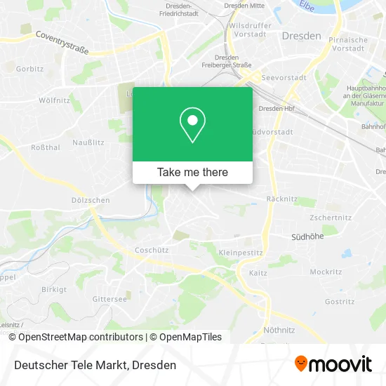 Карта Deutscher Tele Markt