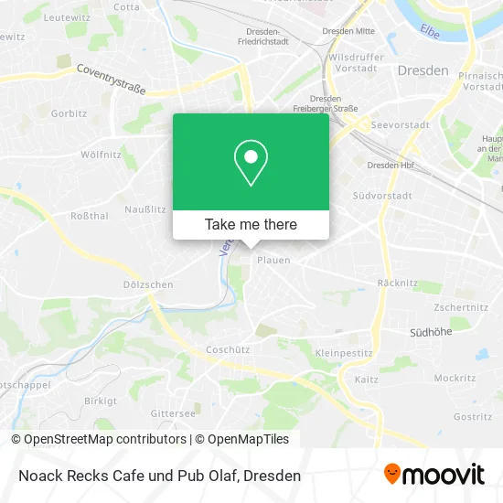 Карта Noack Recks Cafe und Pub Olaf