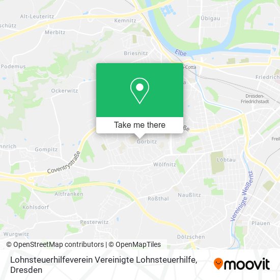 Lohnsteuerhilfeverein Vereinigte Lohnsteuerhilfe map
