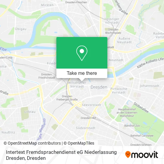 Карта Intertext Fremdsprachendienst eG Niederlassung Dresden