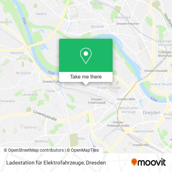 Ladestation für Elektrofahrzeuge map