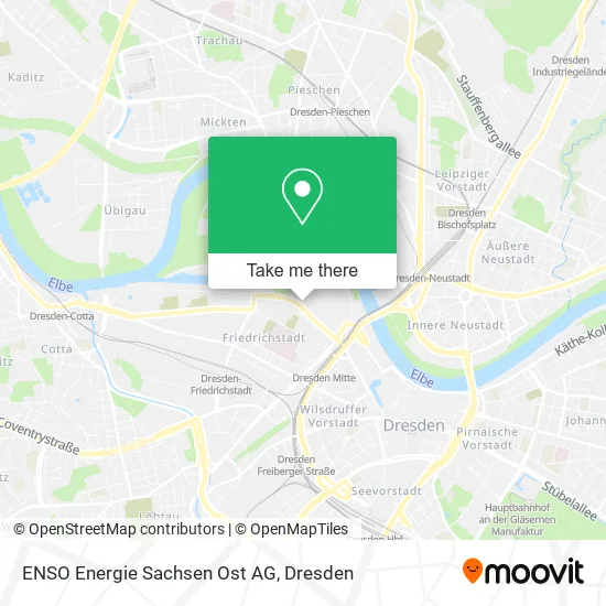 Карта ENSO Energie Sachsen Ost AG