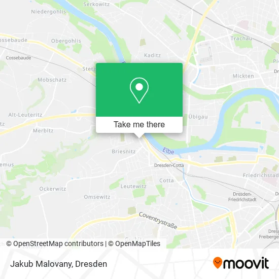 Карта Jakub Malovany