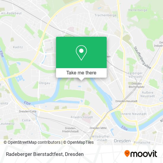 Radeberger Bierstadtfest map