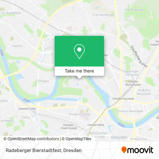 Radeberger Bierstadtfest map