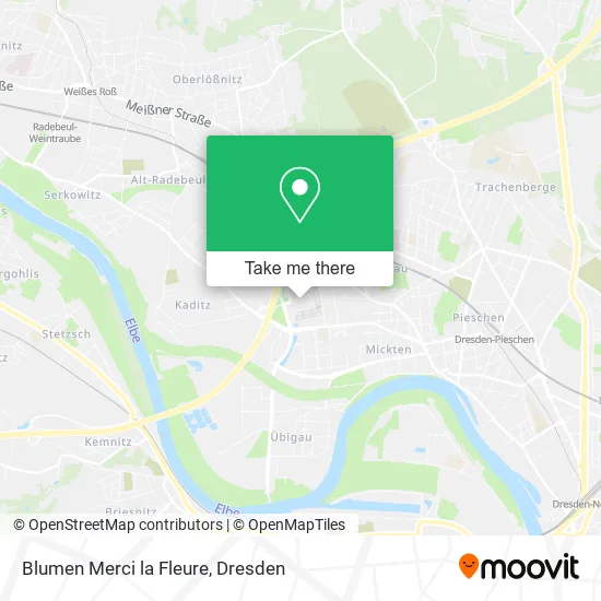 Карта Blumen Merci la Fleure