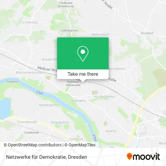 Карта Netzwerke für Demokratie