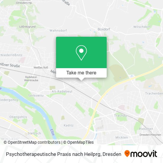 Psychotherapeutische Praxis nach Heilprg map