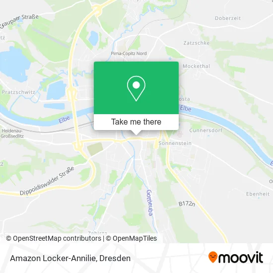 Amazon Locker-Annilie map