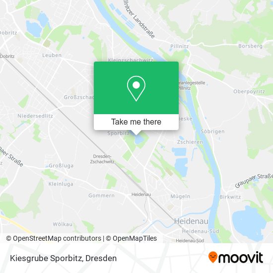 Kiesgrube Sporbitz map