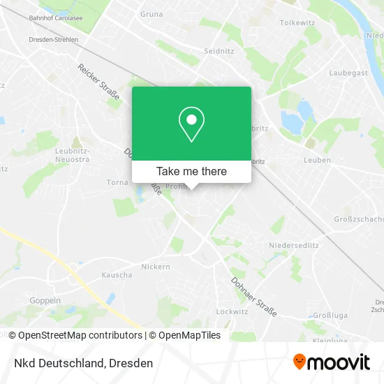 Карта Nkd Deutschland