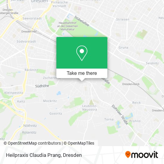 Heilpraxis Claudia Prang map