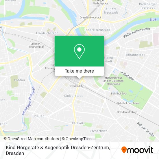 Kind Hörgeräte & Augenoptik Dresden-Zentrum map