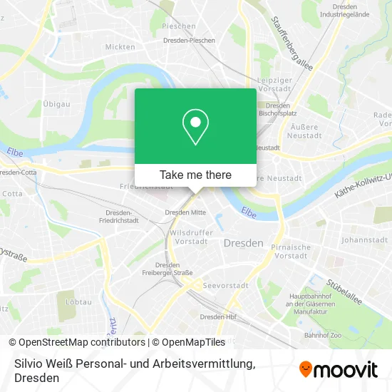 Карта Silvio Weiß Personal- und Arbeitsvermittlung