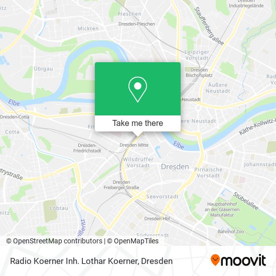 Radio Koerner Inh. Lothar Koerner map