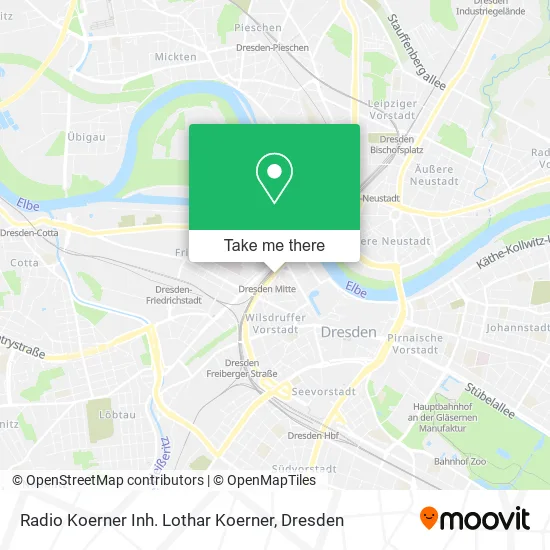 Карта Radio Koerner Inh. Lothar Koerner
