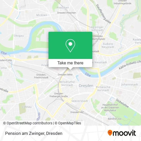 Карта Pension am Zwinger