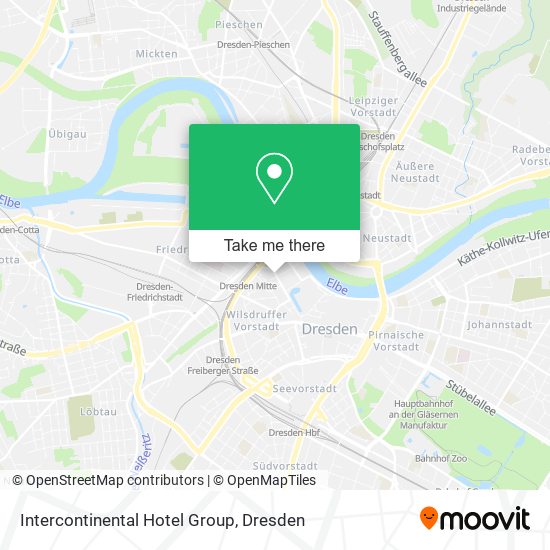 Intercontinental Hotel Group map