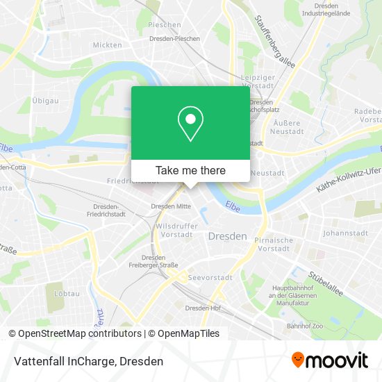 Vattenfall InCharge map