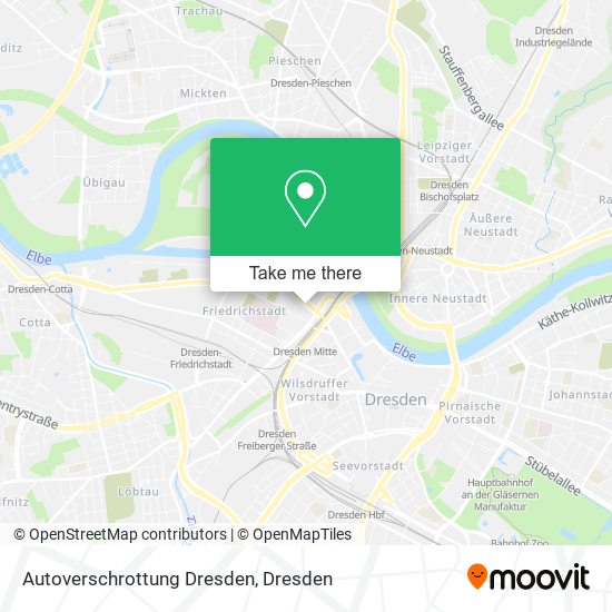 Autoverschrottung Dresden map