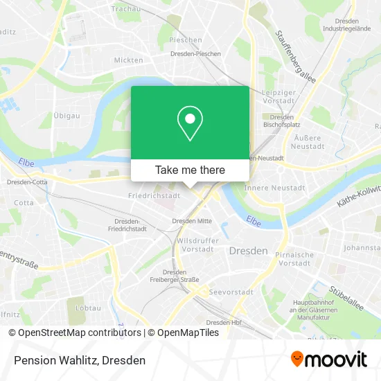 Карта Pension Wahlitz