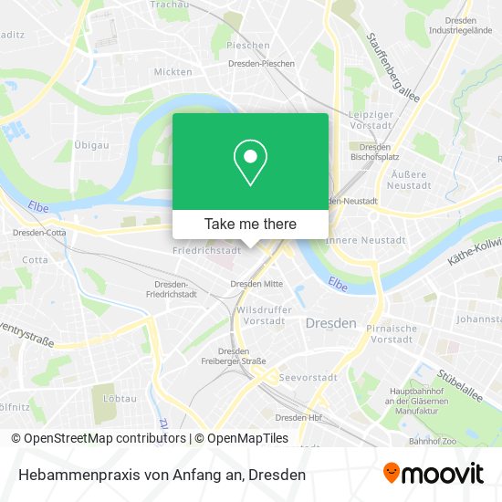 Hebammenpraxis von Anfang an map