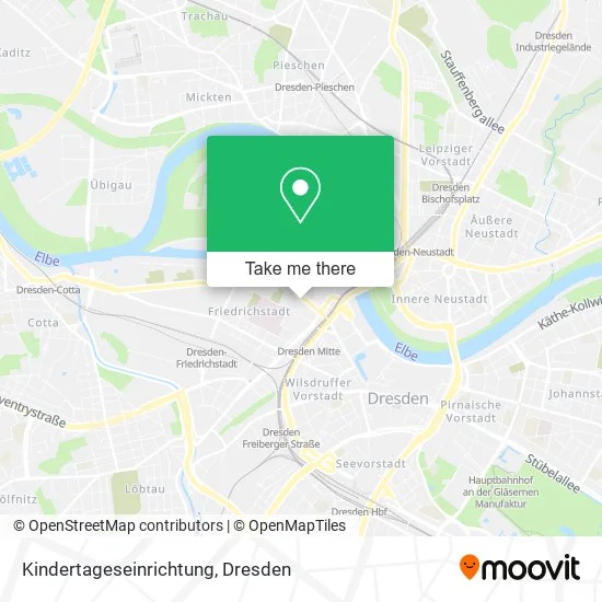 Карта Kindertageseinrichtung