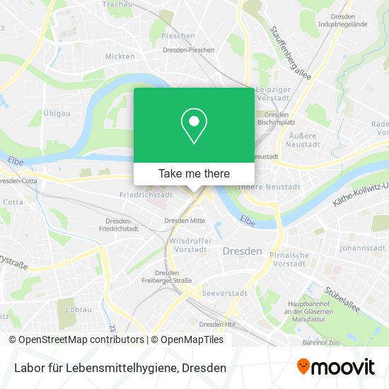 Labor für Lebensmittelhygiene map