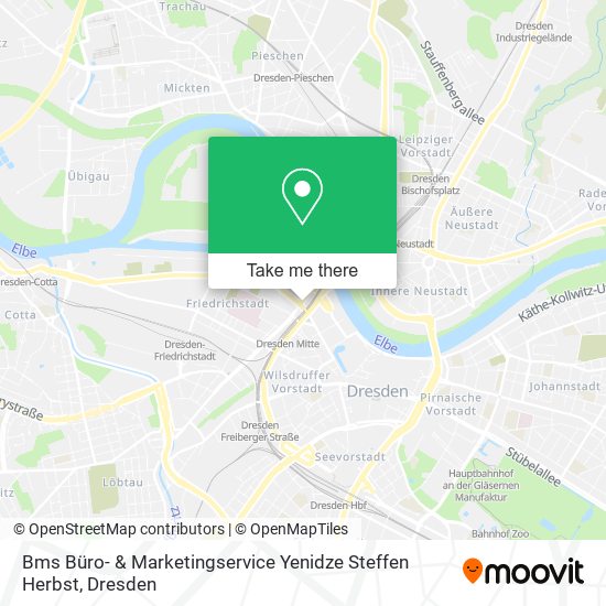 Карта Bms Büro- & Marketingservice Yenidze Steffen Herbst