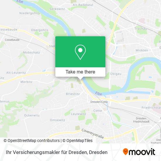 Ihr Versicherungsmakler für Dresden map