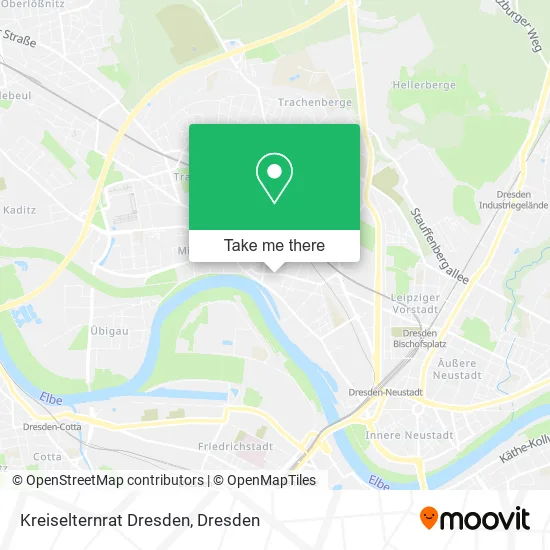 Карта Kreiselternrat Dresden