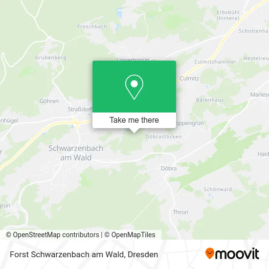 Карта Forst Schwarzenbach am Wald