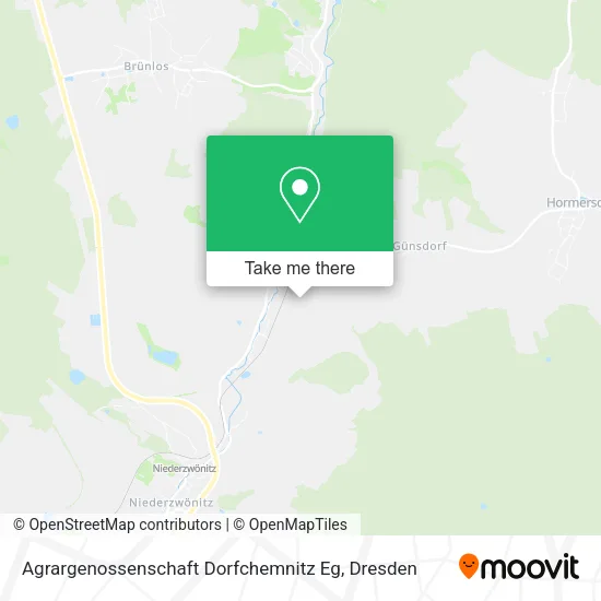 Карта Agrargenossenschaft Dorfchemnitz Eg