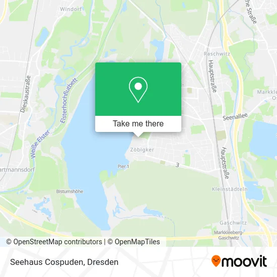 Карта Seehaus Cospuden
