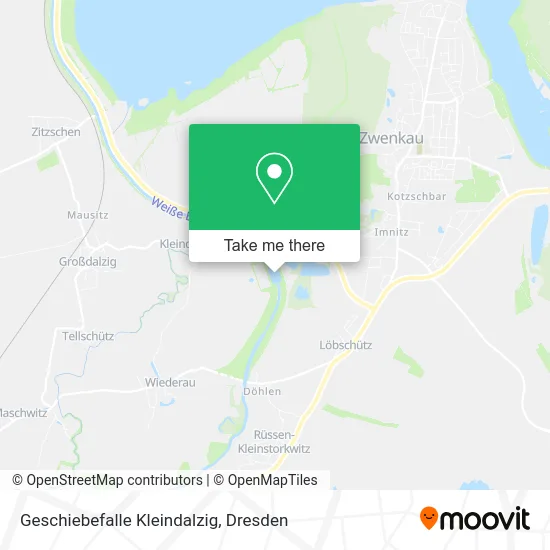 Карта Geschiebefalle Kleindalzig