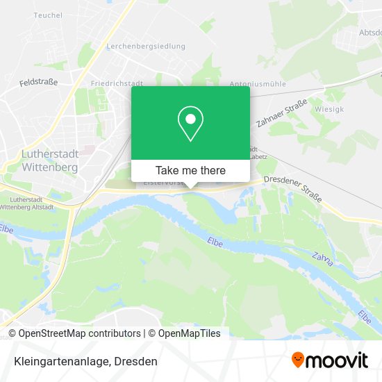 Карта Kleingartenanlage