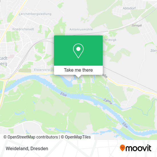 Карта Weideland