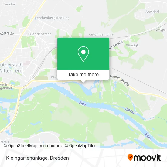 Карта Kleingartenanlage