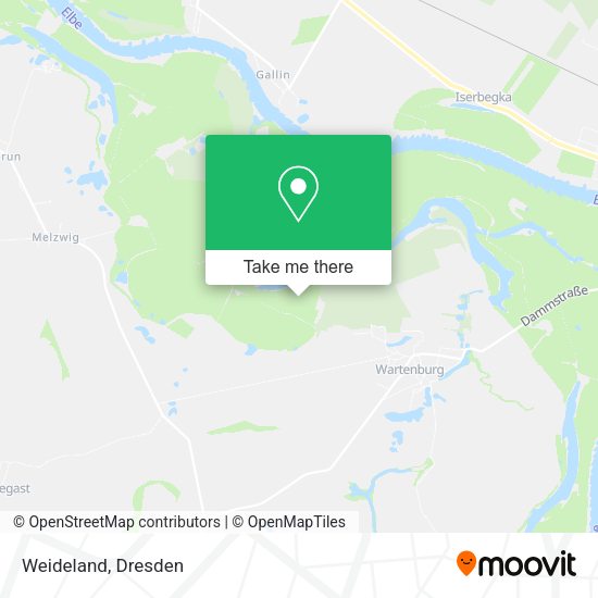Карта Weideland