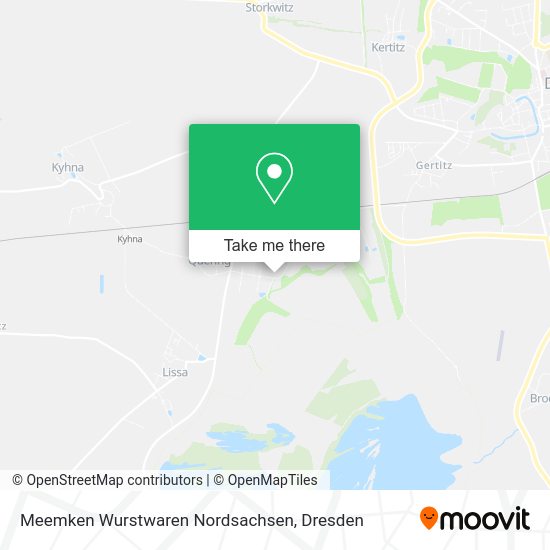 Карта Meemken Wurstwaren Nordsachsen