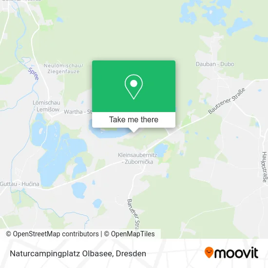 Карта Naturcampingplatz Olbasee
