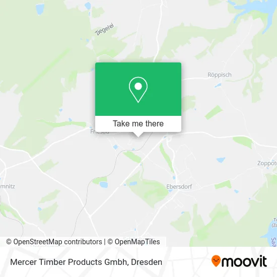 Карта Mercer Timber Products Gmbh