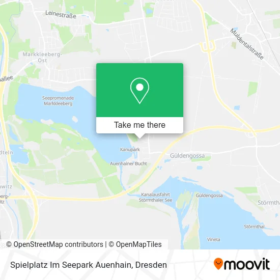 Карта Spielplatz Im Seepark Auenhain