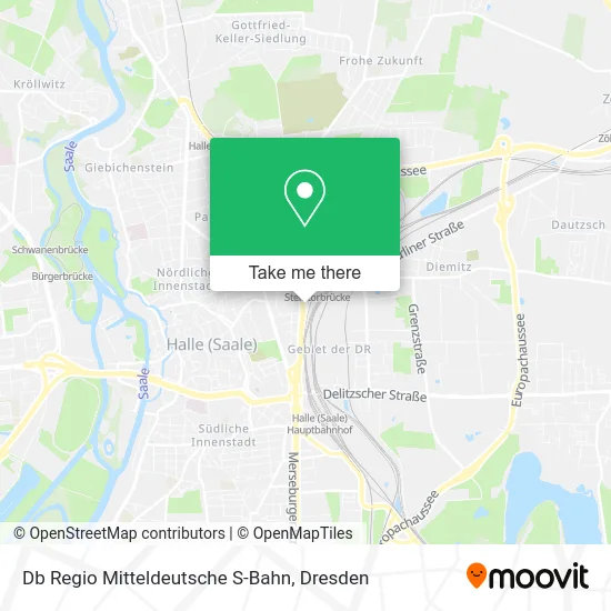 Карта Db Regio Mitteldeutsche S-Bahn