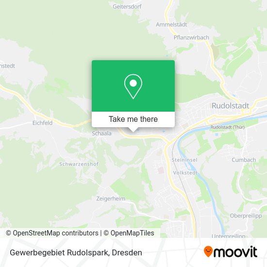 Карта Gewerbegebiet Rudolspark